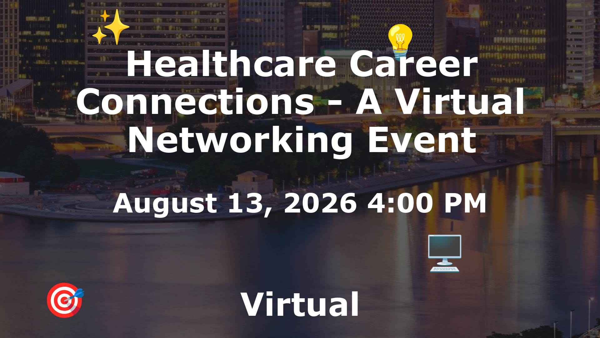 Healthcare Career Connections - A Virtual Networking Event event image
